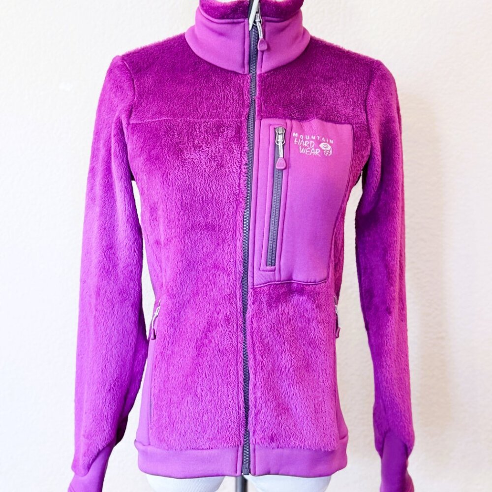 Mountain Hardware Womens Fleece Jacket XS Purple